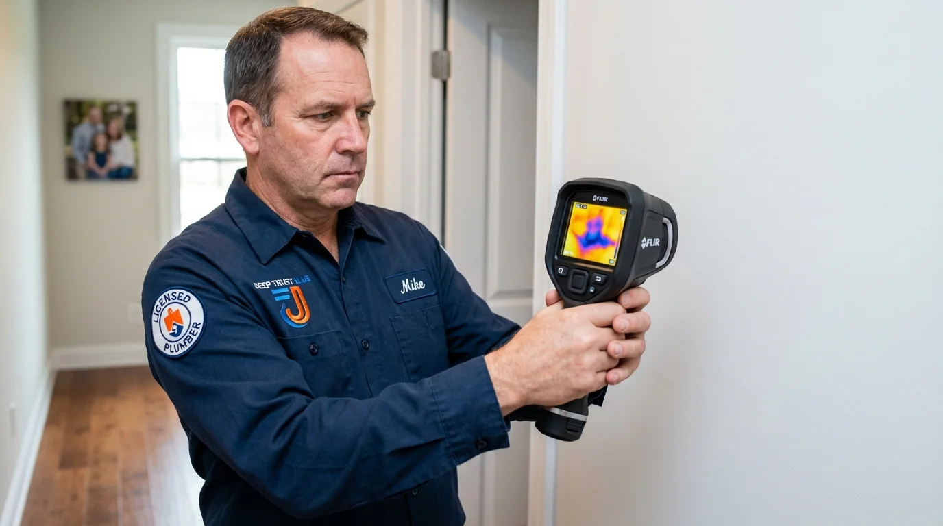 Thermal imaging leak detection by Johns Plumbing LLC in Carrizozo